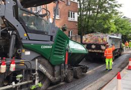 FM Conway have layed a new road surface containing 92% recycled materials – the highest percentage ever used on a UK road