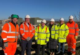 Hampshire County Council visit to the A303 IBA processing facility