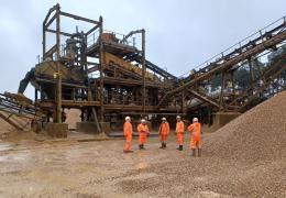 Employees at Mortimer Quarry