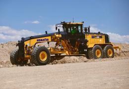 Komatsu’s new GD955-7 motor grader is now available in North America