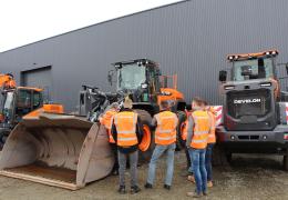 Trainees gather at Develon’s new European training centre in France