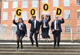 L-R: Nadhi Koratagere (16), of Rugeley; Arjun Aneesh (14), of Stoke-on-Trent; Jess Rushton (15), of Stoke-on-Trent; and Lewis Cuffe (16), of Rugeley