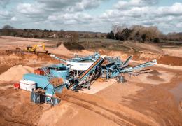 The new CDE wash plant at Mick George Group’s Mayton Wood Quarry
