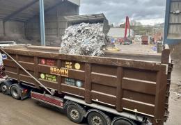 Aggregate Industries have partnered with Brown Recycling who process ‘pitcher waste’