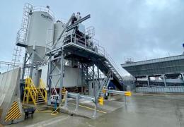 Brett Concrete’s newly opened wet-batch plant in Portsmouth