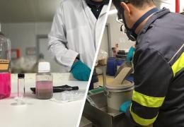 Quad Lab technology forms part of the CHRYSO range, which includes the patented Clear test method to analyse sands and the Quad app and software
