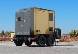 The new PU130 mobile battery energy storage system from Volvo CE and Portable Electric