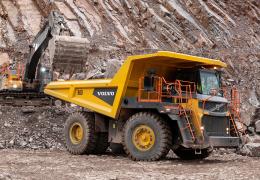 The new 55-tonne payload R60 rigid hauler from Volvo CE