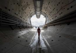 HS2 Chiltern Tunnel entrance looking south towards London. 	Photo: HS2
