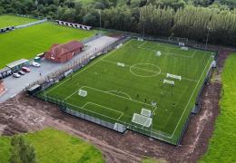 Coalville Town Youth FC’s new 3G football pitch and extended car park 