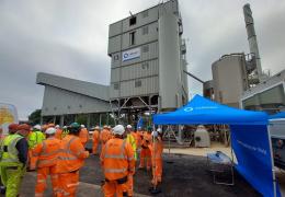 The official opening of Tarmac’s new, state-of-the-art, sustainable asphalt plant in Trowse, Norwich 