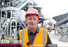 Mark Fisher, the new business line director at Terex Washing Systems