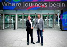 L–R: Richard Bradbury, managing director of The QMJ Group, organizers of The UK Concrete Show, and Sam Patel, divisional director of Concrete Expo organizers Media 10
