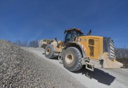 The latest Cat 966 XE wheel loader is equipped with technology to reduce fuel use and monitor efficiency 