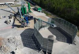 Recycling facility at Heidelberg Materials’ production site near Katowice, Poland