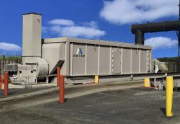 Astec have integrated charcoal filters into their fiberbed mist collector for effective control of odours at asphalt facilities