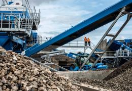 Brewster Bros are making huge sustainability strides with the 150 tonnes/h C&D recycling plant 