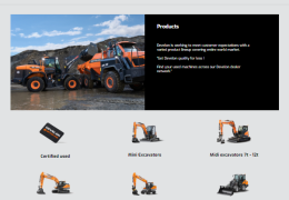 New e-commerce equipment platform from Develon