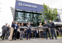The official opening of Sandvik’s new, state-of-the-art distribution centre in Surrey, near Vancouver