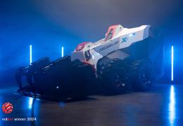 The award-winning RogueX2 all-electric, fully autonomous concept loader