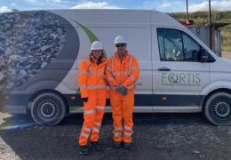 Joanna Collison (left), Fortis IBA’s new environmental compliance manager