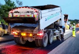 Aggregate Industries are working with non-hazardous, contaminated waste material to produce binder course made up of more than 95% recycled materials