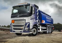 Wordsworth Excavations have taken delivery of a new Volvo FH 500 8x4 rear-steer rigid fuel tanker