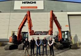 L-R: Mark Turnham, national director of sales and marketing; Andrew Shield, chief finance officer; Toshitaka Uchida, chairman; Jim Marshall, production director; and David Roberts, chief executive officer