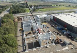 Construction work on company’s new German headquarters facility in Mannheim progressing rapidly