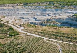 St Juraj - St Kajo Quarry in Croatia, where drones are being used to distribute native seeds in hard-to-reach areas