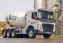 Heidelberg Materials UK have taken delivery of 52 new Volvo FM 8x4 Tag Tridem concrete truckmixers