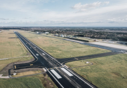 Newly resurfaced runway at Estonia’s Ämari Air Base