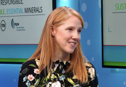 Dr Diana Casey, executive director of energy and climate change at the Minerals Products Association, being interviewed on the programme