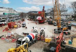 Cemex delivered 30,000 cubic metres of concrete for the Austerlitz Storage Basin project in Paris