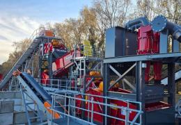 SunAggregates’ new McLanahan washing plant in Thetford, Norfolk