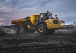 The new-generation Volvo A35 articulated hauler