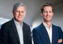 L-R: Outgoing chief executive officer Fernando A. González and his successor Jaime Muguiro