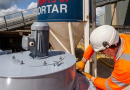The new facility will enable Cemex UK’s mortar business to increase production capacity in the South East and South West to become a national supplier of both dry mortar and sprayed concrete