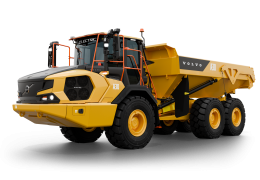 The new 29-tonne Volvo A30 Electric articulated hauler