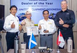 Rokbak have named their 2024 Dealer of the Year winners for sales and parts excellence