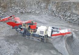 The new QH443E electric-driven tracked cone crusher