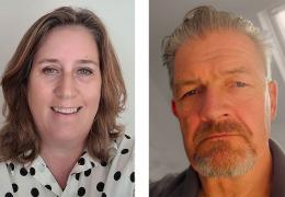 Contractors Working Group chair Cath Pickett and co-chair Rob Cross