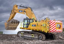 Breedon’s new Caterpillar 395 excavator 
