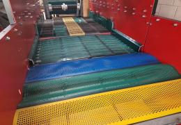 A variety of Remascreen custom screen coverings made from elastomeric materials