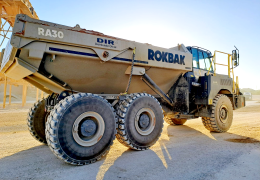 DIR have toured a Rokbak RA30 articulated hauler around Spain