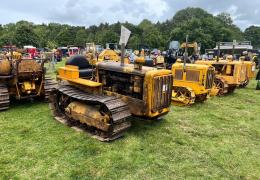 Many members of ACMOC brought their heritage Cat machines along to the TractorFest exhibition