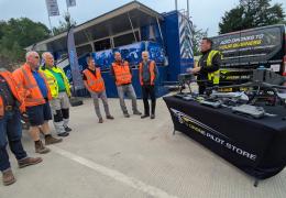 SITECH and Collins Earthworks played host to industry visitors at a recent Fly Day event at Collins Earthworks’ Ball Eye Quarry in Matlock, Derbyshire, to demonstrate the advanced capabilities of the Trimble Stratus platform