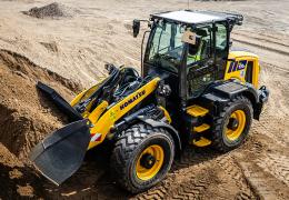 The all-new Komatsu WA170M-11 compact wheel loader