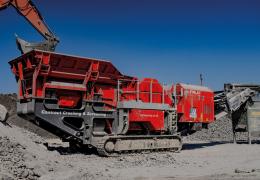 Crushing it – Welton Aggregates have boosted their capability with a new Finlay J-1175 tracked jaw crusher