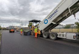 Multipave have set a new benchmark for environmentally responsible road construction, using a combined solution that mixes recycled aggregates with an innovative Tarmac surface course